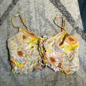 Flower patchwork tank top